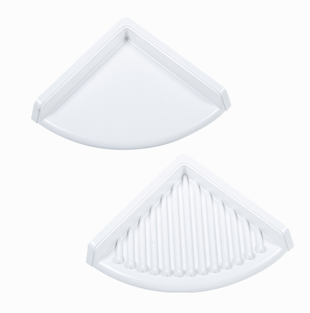 Plastic Corner Shelves Kit (2 Pieces)